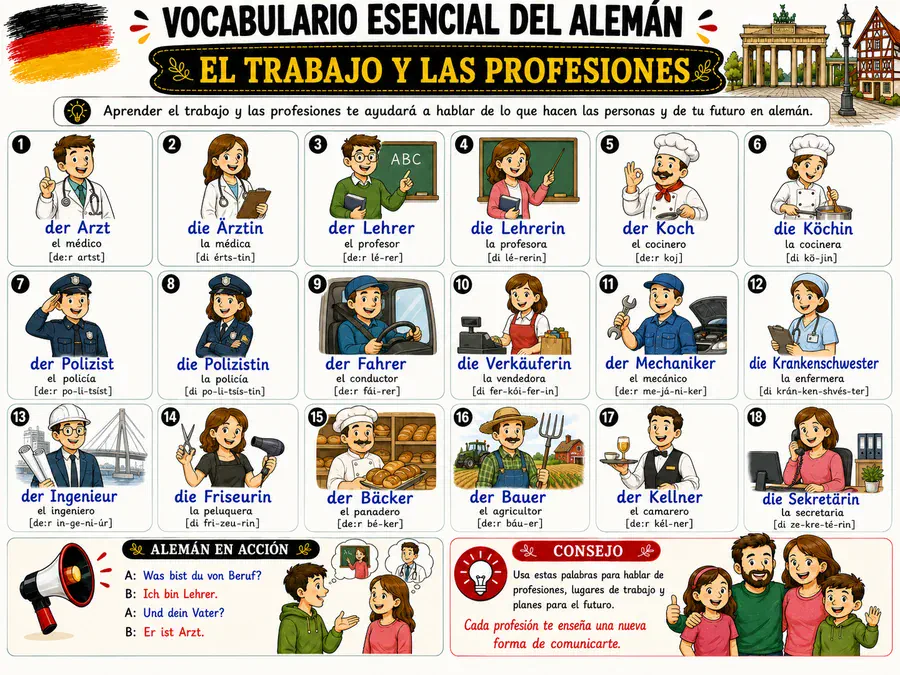 Página ilustrada del material