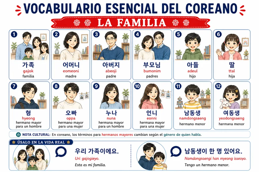 Página ilustrada del material