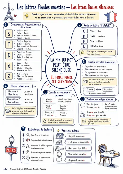 Página ilustrada del material